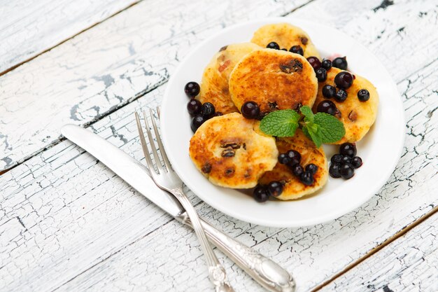 Deliciosos panqueques caseros de queso