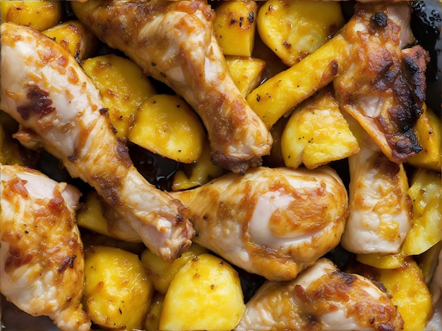 Deliciosos pedazos de pollo