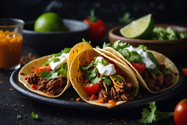 Deliciosos tacos mexicanos