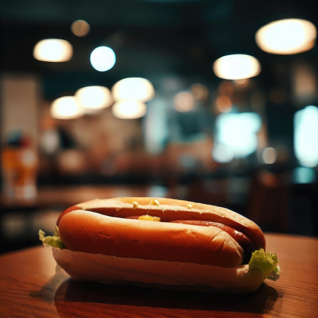 Delicious Hotdog 3D-Rendering von