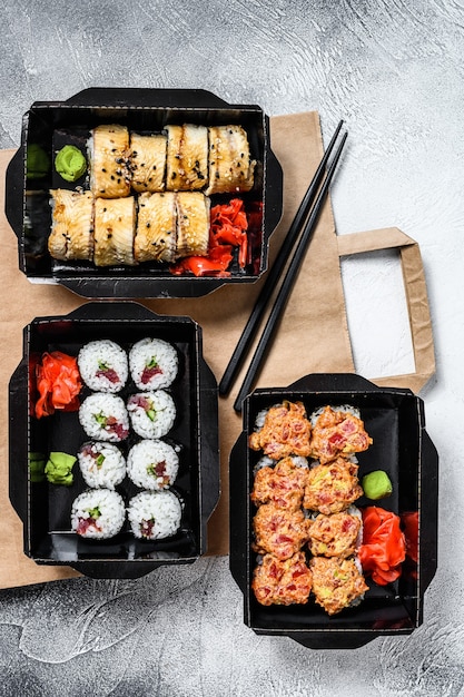 Delivery de pães japoneses em caixa