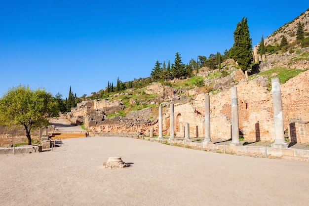 Delphi altes Heiligtum, Griechenland