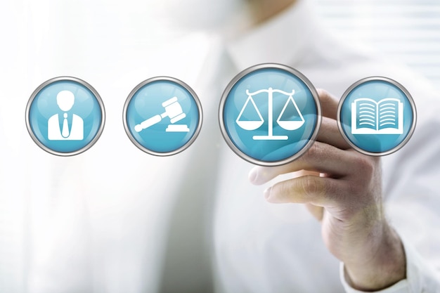 Demanda tecnología legal abogado autoridad abogado empresa
