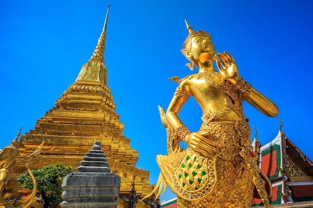 Demon Guardian en Wat Phra Kaew Grand Palace Bangkok