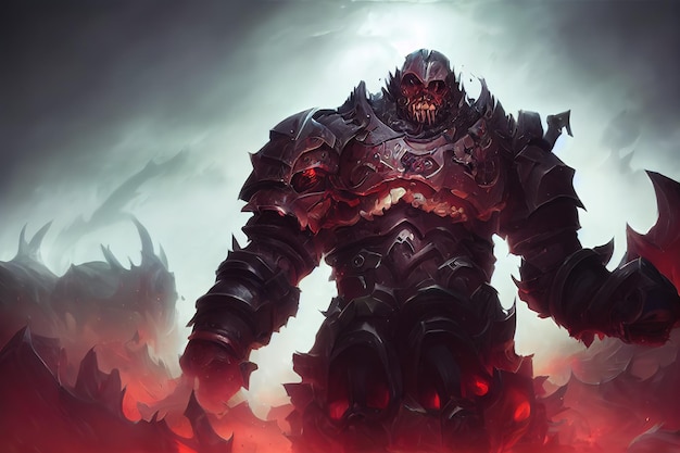 Demon monster boss del videojuego
