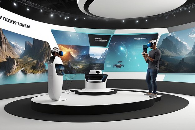 Demostración interactiva de productos de realidad virtual