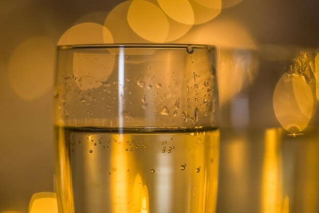 Den Helder Niederlande Dezember 2022 ein Glas Champagner