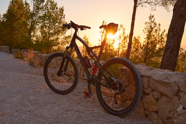 Denia Alicante desde el Montgó con MTB