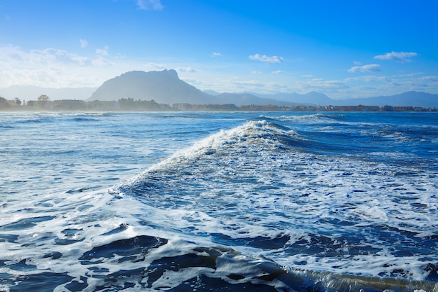 Denia beach las marinas em alicante, espanha