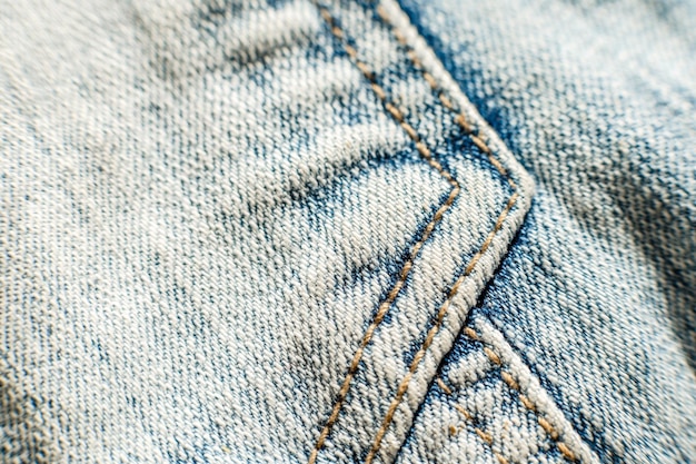 Denim de fondo de jeans con costura de diseño de moda