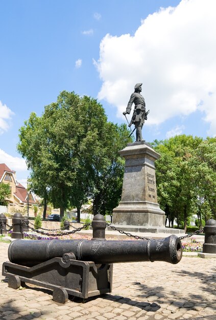 Denkmal des russischen Kaisers Peter I. Taganrog, Russland