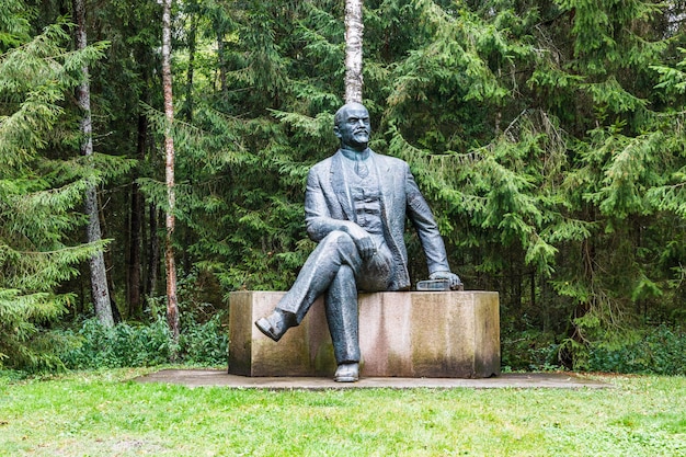 Denkmal des russischen Revolutionsführers Lenin. Druskininkai, Litauen