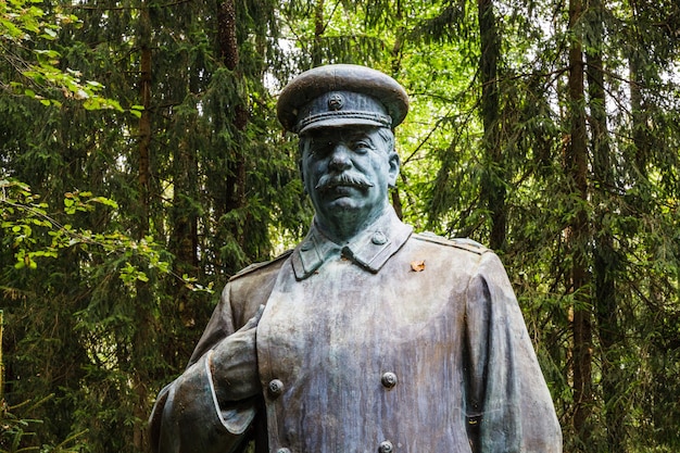 Denkmal des sowjetischen politischen Führers Stalin. Druskininkai, Litauen