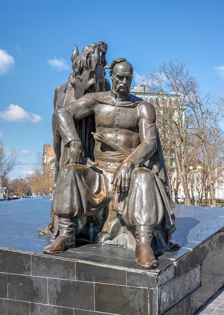 Denkmal für Ataman Golovaty in Odessa, Ukraine