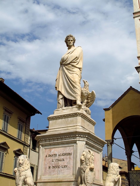 Denkmal von Dante Florenz Italien