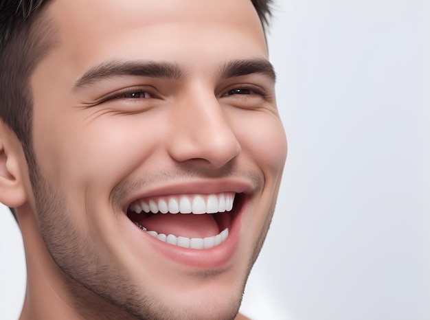 dentes brancos masculinos