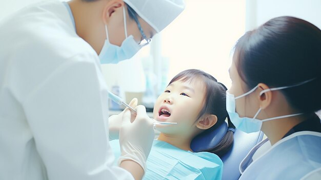 Dentista examinando os dentes com instrumentos médicos retrato de mulher