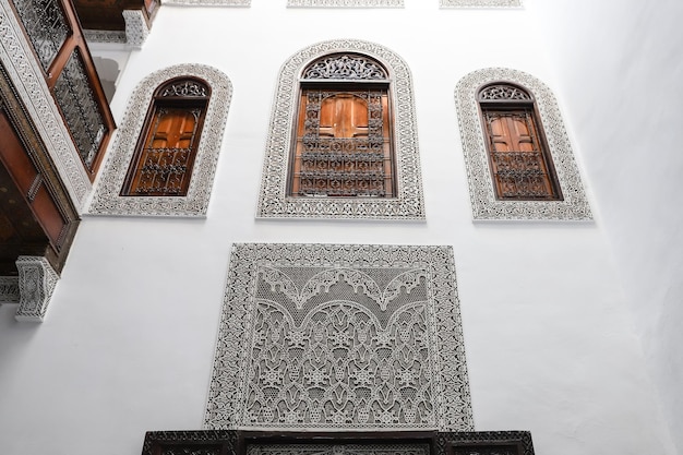 Dentro de un edificio en Fez Marruecos