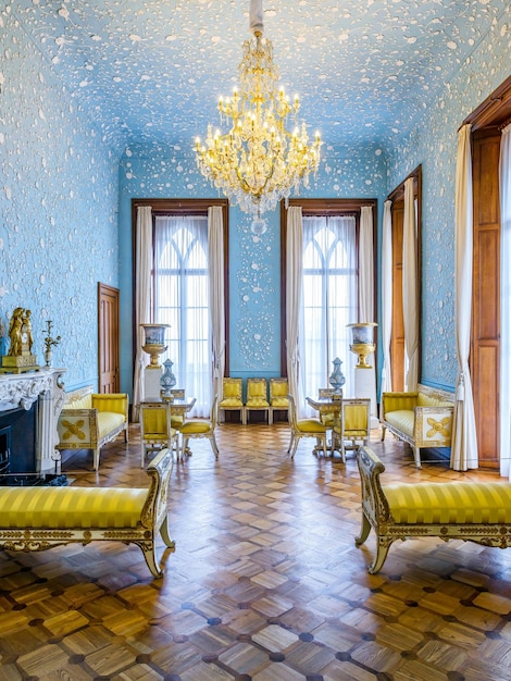 Dentro del Palacio Vorontsov en Crimea