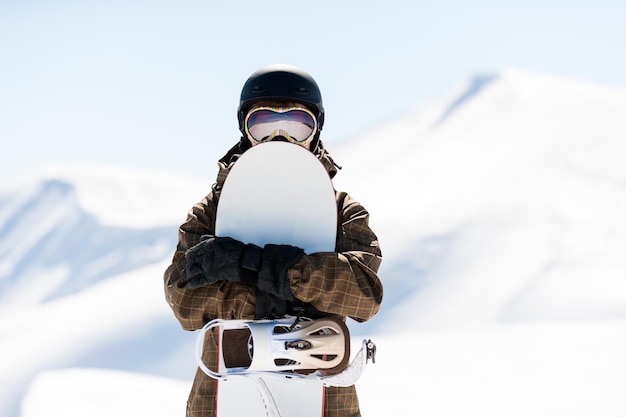 deporte de esquí snowboard