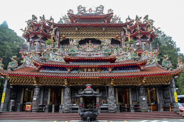 Der Alishan Shouzhen Tempel im Alishan Nationalpark in Taiwan