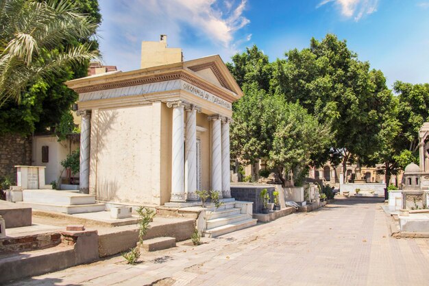 Der alte Friedhof im Stadtteil Koptische Kairo (Masr al-Qadima) von Alt-Kairo, Ägypten