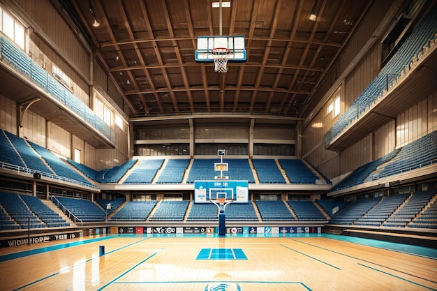 Der Basketballplatz an der Universität von Memphis