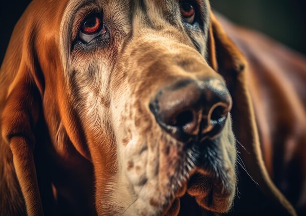 Der Basset Hound ist eine kurzbeinige Hunderasse