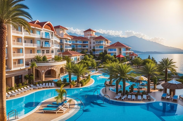Der beliebte Ferienort Amara Dolce Vita ist ein Luxushotel mit Pools, Wasserparks und Freizeiteinrichtungen