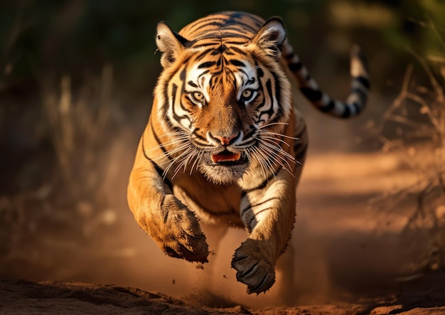 Der Bengaltiger ist eine Population der Panthera tigris