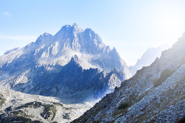 Der Bergsattel Ostrva im Nationalpark Hohe Tatra Slowakei Europa Sommernatur