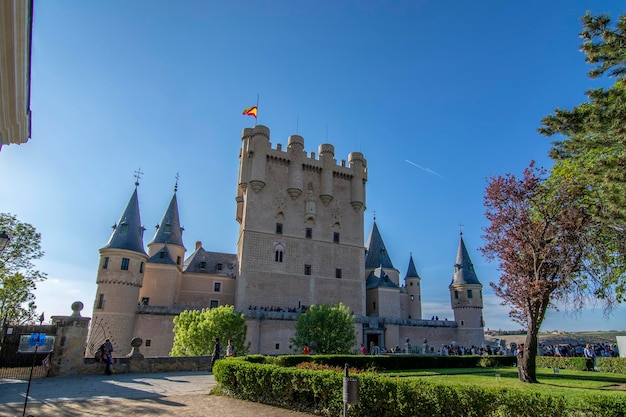 Der berühmte Alcazar von Segovia Spanien