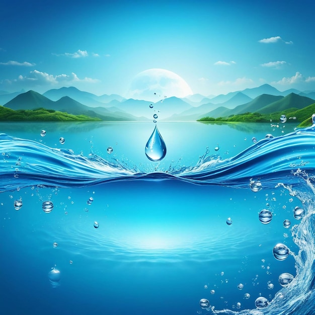 Der beste Hintergrundbild für den Weltwassertag