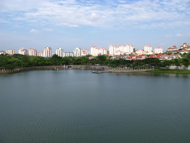 Der Blick auf das Zentrum von Putrajaya Malaysia