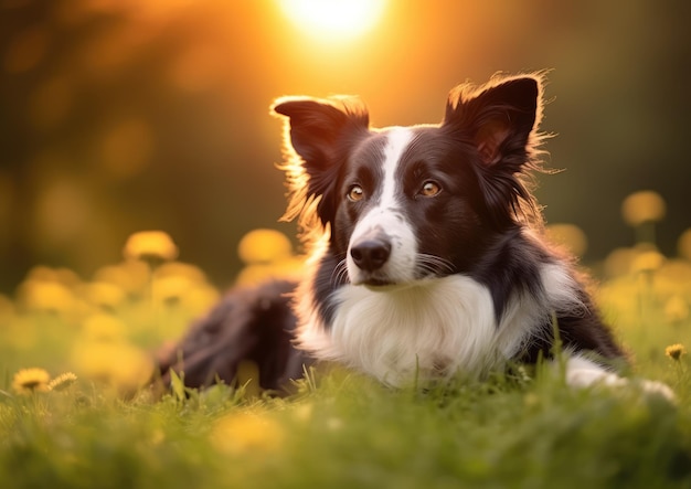 Der Border Collie ist eine Rasse von Hütehunden