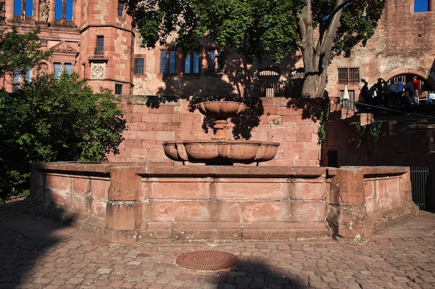 Der Brunnen in Heidelberg in Deutschland