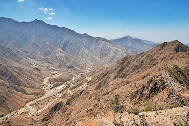 Der Canyon der Asir-Region in Saudi-Arabien