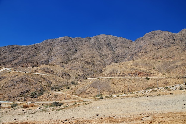 Der Canyon der Region Saudi-Arabien Asir