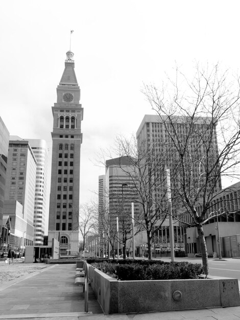 Der Daniels & Fisher Tower ist eines der Wahrzeichen der Skyline von Denver.