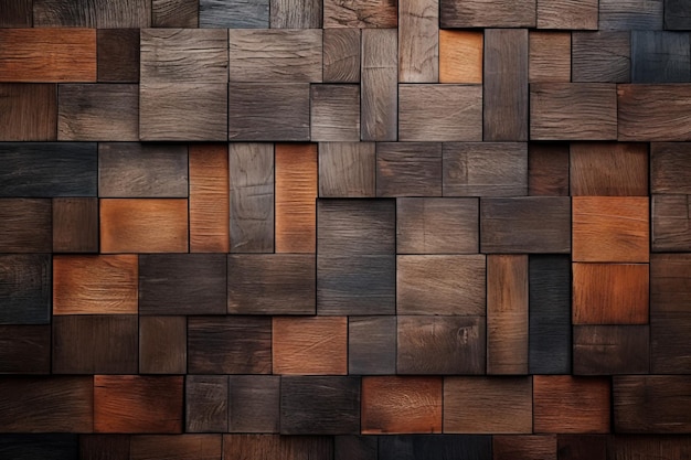 Der dekorative Charme von Wood Texture Generative Ai