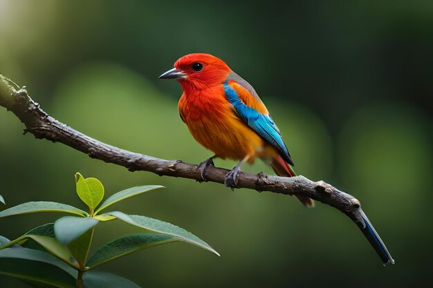 Der Dompfaff sitzt auf einem Strauß roter Vogelbeeren und hält eine rote Vogelbeere im Schnabel