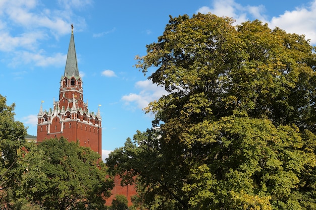 Der Dreifaltigkeitsturm (Troitskaya), Kreml, Moskau, Russland