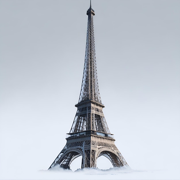 Der Eiffelturm in Paris Frankreich 3D-Rendering