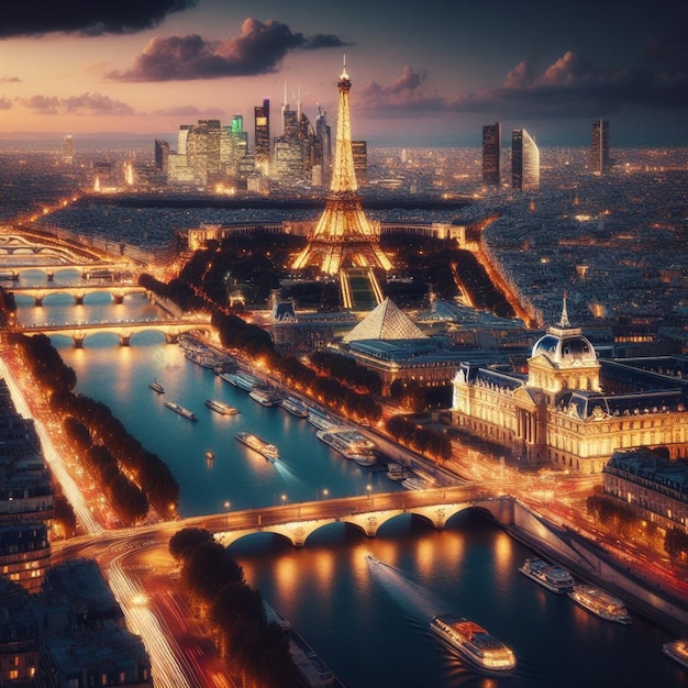 Der Eiffelturm von Paris