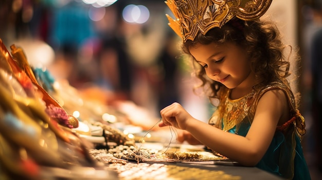 Der erste Karneval eines Kindes Ein aufregendes Kostümvorbereitungsabenteuer