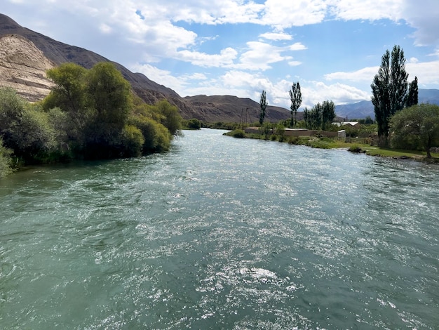 Der Fluss Norin in Kirgistan