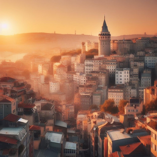 Der Galata-Turm von Istanbul