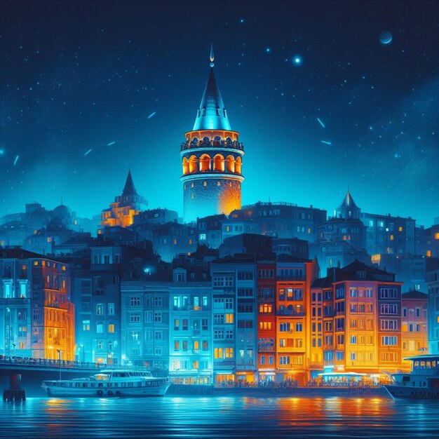 Der Galata-Turm von Istanbul