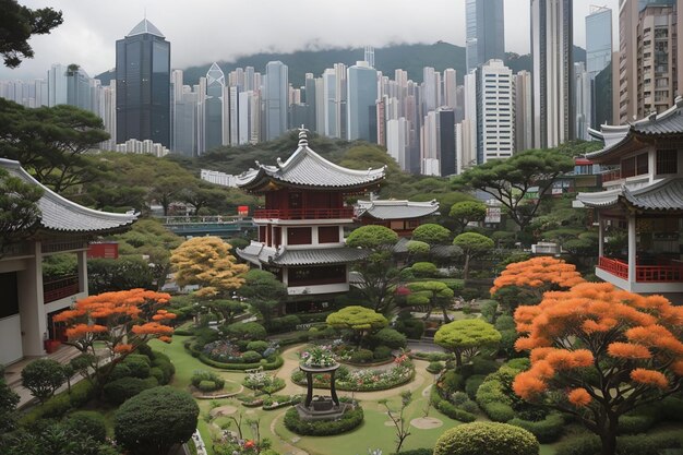 Foto der garten von hongkong