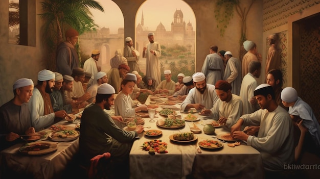 Der Gemeinschaftsgeist des Eid al-Adah-Festes